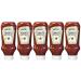 Heinz Tomato Ketchup Upside Down Dosing Bottle - Pack of 5 (605 ml Each) | International Shipping Available - Buy Online on SooperMarket.com