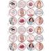 24 Aesthetic Nurse Cupcake Toppers Aesthetic Practitioner Theme Edible Premium Thickness SWEETENED Vanilla Wafer Discs Cake Decorations - Buy Online on SooperMarket.com