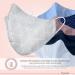 Dance Pattern Washable Cotton Mask for Kids & Adults | 2-Layer Protection with Nose Bracket & Filter Bag | Oeko-Tex Standard 100 Robs Gray - 1 Pack - Buy Online on SooperMarket.com