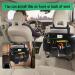 ECWKVN Car Front Seat Organiser - Heavy Duty Passenger Tidy Backseat Storage Bag with 10 Pockets - Black - Buy Online on SooperMarket.com