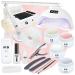 ND24 NAILDESIGN-Geln gel Starter Set Studio Plus with Pick-up gel constraint French gel sealing gel LED lamp studio electronics & accessories-complete set for beginners & professionals-Gel Made in Germany Studio Plus with electronics