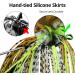 MadBite Swim Jig Fishing Lures 5 Pack - Heavy Brush Guard, Silicone Skirt, Needle Point Hooks - 3/8 oz and 1/2 oz Sizes - Multi-Color Kits - Clear & Muddy Water - Includes Storage Box - Buy Online on SooperMarket.com