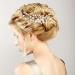 Wedding Pearl Crystal Headpiece Comb Set - Bridal Hair Accessories with Rhinestone Accents - Buy Online on SooperMarket.com