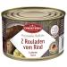 DREISTERN 2 beef roulades 400g | Beef roulades in a recyclable tin | Quality that tastes good!