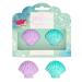 MAD BEAUTY Disney The Little Mermaid Lip Balm Duo 2-Pack Cute Shell-Shaped Pots Strawberry & Blueberry Moisturize & Hydrate for Soft Fresh Lips Great Gift Adorable