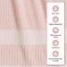 Trinity Collection 100% Cotton Towel Set - 6 Piece Light Pink | Soft & Absorbent Bath Towels, Hand Towels, Washcloths - Buy Online on SooperMarket.com