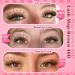Buy Goddvenus Brown Eyelash Clusters - 320pcs Fluffy DIY Individual Lashes for Natural Wispy Look | 40D 50D D Curl Extensions - International Shipping Available - Buy Online on SooperMarket.com