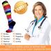 QUXIANG Compression Socks 15-20 mmHg for Women & Men - Medical Grade for Running, Nursing, Travel - Large-X-Large, 015 Black/Blue/Red/Green/White/Pink - Buy Online on SooperMarket.com