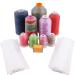 New brothread 100pcs Thread Net Spool Saver for Different Sizes of Embroidery Sewing Quilting and Serger Thread Spools/Cones - 9.8" (25cm) Long Each Piece 100pcsx25cm