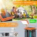 Homesuit Electric Mosquito Lamp - Automatic Outdoor Insect Destroyer & Fly Trap | Best Mosquito Zapper for Gardens & Patios - Buy Online on SooperMarket.com