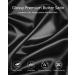 Mikimini X-Large Satin Bonnet for Sleeping - Black+Silver Reversible Double Layer Hair Cap - Soft Stretchy Hair Care Bonnet for Women - Buy Online on SooperMarket.com
