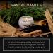 Voluspa Santal Vanille Mini Tin Candle - 4oz Vegan Coconut Wax 25 Hour Burn Time All Natural Wicks USA Made - Buy Online on SooperMarket.com