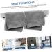 ABOOFAN Towel Rack Shower Door Wall Mounted Hooks Bathroom Furniture Self Adhesive Towel Bar Set No Punching - Buy Online on SooperMarket.com