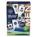 NIVEA MEN Feel Fully Sensitive Skincare Gift Set (8 Products) Includes Shower Gel Anti-Perspirant Face Wash Shaving Foam Post Shave Balm Moisturisers and Wash Bag