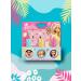 Barbie Children's Nail Varnish & Stickers Gift Set - Non-Toxic - Waterbase Polish - Peelable varnish - Gift