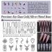 Warmfits AB Crystal Rhinestones Set - 1840pcs Nail Art Gems for DIY Crafts & Jewelry - Iridescent Clear Multi-Shape Rhinestones for Nails, Phones, Clothes & More - Buy Online on SooperMarket.com