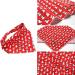Shop Lionheart Glory Dog Haller 1 Packer Washable Soft Cotton Christmas Neckerchief - Adjustable Red Kerchief for Small Dogs | Perfect Holiday Accessory - Buy Online on SooperMarket.com