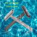 Safety Aircraft Double Edge Safety Razor | Ergonomic Brass Handle (Silver) - Buy Internationally at Your Store Name  - Buy Online on SooperMarket.com