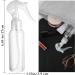 WLLHYF 2 Pack Small Spray Bottles 3.5oz/100ml Plastic Hair Spray Bottle Clear Empty Travel Bottle Fine Mist Reusable Liquid Container for Salons Essential Oils Water Squirt with Funnels Labels - Buy Online on SooperMarket.com