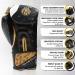 MoneyFyte Black/Gold Boxing Gloves 16 oz for Men & Women - Ideal for Boxing, Kickboxing, Muay Thai, MMA Training & Sparring - Buy Online on SooperMarket.com