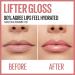Maybelline Lifter Gloss 003 Moon - Hydrating Lip Gloss with Hyaluronic Acid (0.18 fl oz) - Buy Online on SooperMarket.com