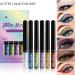 Glitter Eyeliner Waterproof Liquid Pencil Set - Bold Colors Eye Makeup Pen for Long-Lasting Effects - Women's Gift - Buy Online on SooperMarket.com