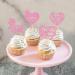 Cyodoos 24 Pcs Happy Mothers Day Cupcake Toppers Glitter Cake Toppers Cupcake Heart Mother Happy Birthday Party Supplies Decorations Pink - Buy Online on SooperMarket.com