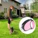 Retractable Dog Lead 5M Long Extendable with Non-Slip Handle & Adjustable Dog Lead One-Hand Brake Pause Lock 360 Universal Anti-winding with Bonus Training Clicker for Small Medium Dogs (Pink) - Buy Online on SooperMarket.com