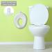 PandaEar Portable Travel Potty Seat with Urine Guard - Durable Anti-Slip Design | For Baby Boys Girls Toddlers Kids Infants | Fits Round & Oval Toilets - Buy Online on SooperMarket.com