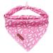 Lionet Paws Halloween Dog Bandana Headscarves Dog Scarf Triangular Scarf for Small Medium and Large Dogs S (Pack of 1) Ghost