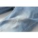 Kidscool Space Slim Jeans for Baby Boys & Girls | Elastic Waist | Ripped Denim | 7-8 Years | Light Blue - Buy Online on SooperMarket.com