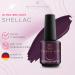 SHAYENNE Made in Germany Shellac Gel Nail Polish 15 ml for UV LED Lamp 177 Ultimate Purple Gel Nail Polish for UV Nail Lamp LED Nail Polish Gel Polish Nail Gel - Buy Online on SooperMarket.com