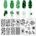 Niceneeded Constellation Nail Art Stamp Set - 6 Star Templates with Fireworks Design for Stunning Home Manicures - Buy Online on SooperMarket.com