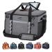 Maelstrom Soft Cooler Bag,Collapsible Soft Sided Cooler,30/60/75 Cans Beach Cooler,Ice Chest,Large Leakproof Camping Cooler,Portable Travel Cooler for Grocery Shopping,Camping,Kayaking,Road Trips 75 Can Gray 75 Can