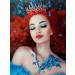 SweetV Royal Blue Queen Crown Wedding Tiara for Bride - Rhinestone Tiaras and Crowns for Women, Costume Headpiece for Birthday, Cosplay, Party Celebration - Bailey - Buy Online on SooperMarket.com