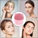 Jomewory Silicone Face Scrubber Penguin Shape Electric Facial Cleansing Brush - Rechargeable Face Wash Brush Waterproof Face Exfoliator for Deep Cleaning Skin Pink - Buy Online on SooperMarket.com