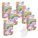 Inkee Foamy Unicorn 6 Pack |6 foaming bombs children in unicorn shape bathing balls 6x 60g of pink yellow & purple chewing gum fragrance with almond oil 6x foamy unicorn
