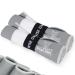 Wise Owl Outfitters Beach Towel and Yoga Towel - Quick Dry Microfiber Travel Towel for Beach, Pool, Yoga, Swim, Hand, Face, and Body Grey Small Yoga Towel - 2PK