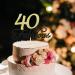 Sumerk Glitter 40 & Fabulous Cake Topper 40th Birthday Cake Picks 40th Anniversary Cake Topper Party Decorations Supplies - Buy Online on SooperMarket.com