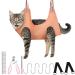 Pet Grooming Hammock for Cats & Dogs Hanging Harness Pet Supplies Kit with Nail Clippers Trimmer, PET Comb, Nail File Adjusting Band Grooming Table for Cats Dogs Bathing Washing Small Pink
