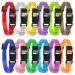 Yorgewd 12 Pack puppy neck bands adjustable dog safety ID-neck bands for puppies small dogs and cats (multicolor 21.5-33cm)