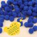 150 Blue 1 Inch Pom Poms for Crafts - Creative Decorations & DIY Projects - Buy Online on SooperMarket.com