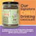 South Devon Chilli Farm Mint Chilli Drinking Chocolate | Indulgent Gluten-Free Vegan-Friendly Chocolate Flakes in a Jar | 200g - Buy Online on SooperMarket.com