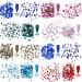 JERCLITY 8 Boxes Nail Rhinestones for Nails - Multi-Colored Gems for DIY Crafts & Jewelry - Buy Online on SooperMarket.com