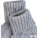 FALKE Unisex Baby Catspads Cotton Slipper Socks 0-6 Months - Grey - Soft Blue White - Silicone Nubs for Improved Grip - 1 Pair - Buy Online on SooperMarket.com