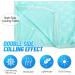 Checker Pattern Cooling Blanket - Double Side Cooling Effect - Queen Size 90x90 - Green Checkered Design - Buy Online on SooperMarket.com