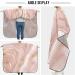 Rose Gold Glitter Splatter Barber Cape for Men and Women Adjustable Neckline Hair Cutting Kits Lightweight Waterproof Barber Apron Perfect for Salon & Home 55.1x64.9 inch - Buy Online on SooperMarket.com