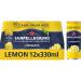 San Pellegrino Italian Sparkling Drinks Classic Taste Original Sparkling Lemon Canned Soft Drink 12 x 330ml