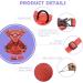 Buy Tikxlafe Adjustable Cat Dishes with Leash - 150 cm Polyester Cat Line Set for Kittens (Red Size S) - International Shipping Available - Buy Online on SooperMarket.com