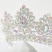 SWEETV Vintage Baroque Wedding Tiara for Bride | Jeweled Queen Crown - Ideal for Birthday, Quinceanera, Prom - Multicolored - Buy Online on SooperMarket.com
